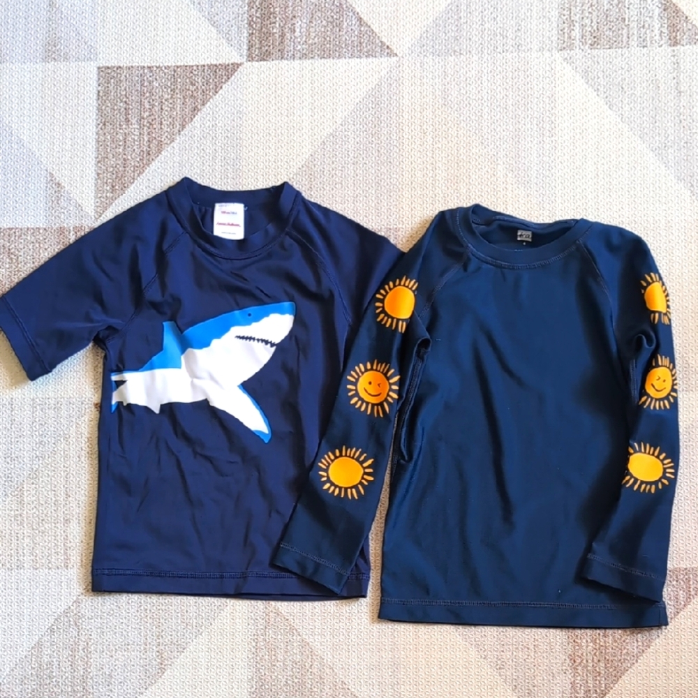 Hanna Anderson and Tea Collection Rashguards Size 4
